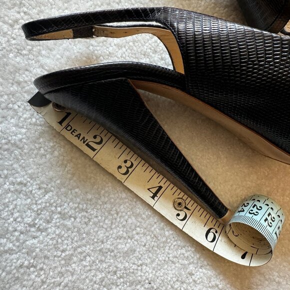 Giuseppe Zanotti Platform Heels Peep Toe Pumps Black crocodile leather - Picture 2 of 8